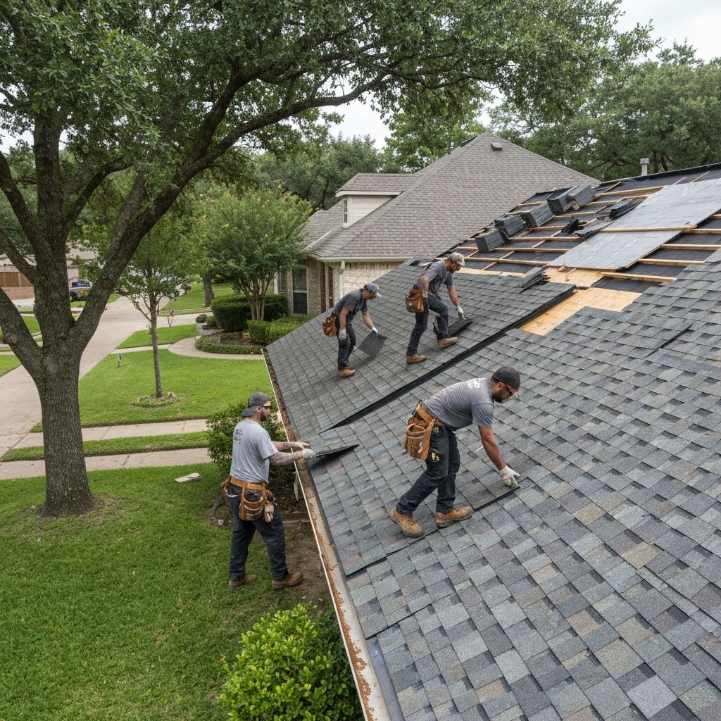 Roofing services in Dallas